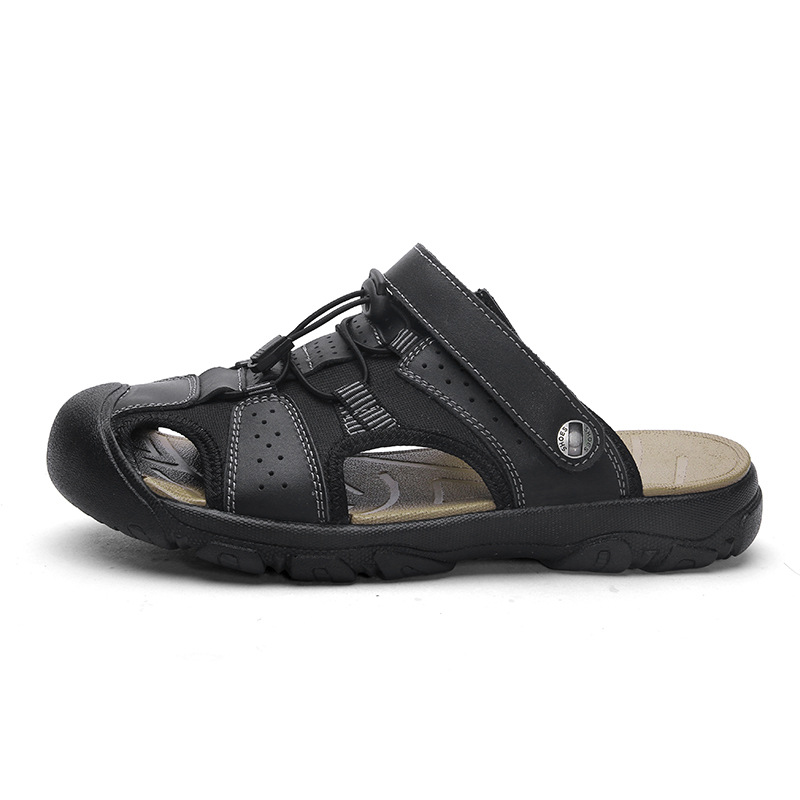 Men's Closed-toe Beach Sandals For Summer And Outdoor Activities_voghion.com