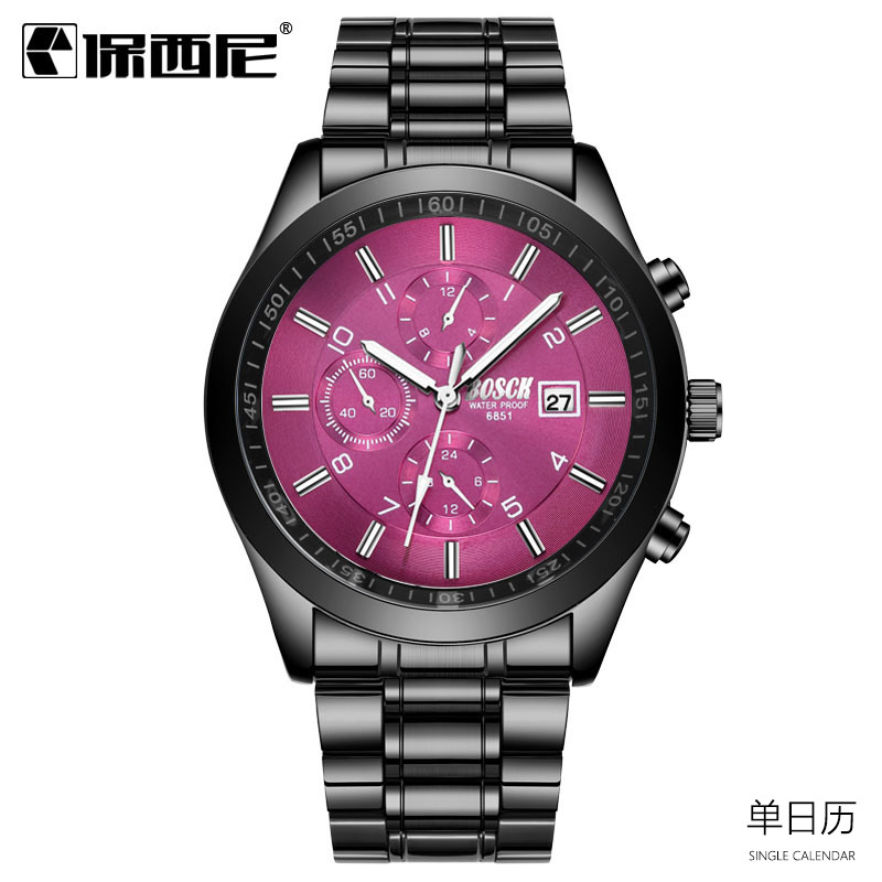 Календарь из черного золота, бордовая сторона