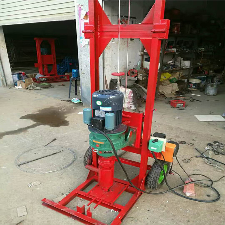 便携式家用钻孔机 农田灌溉液压钻井机 小型汽油打井机厂家
