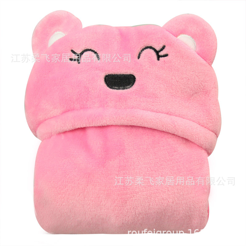 Delicado suave Pino terciopelo bordado manta Oficina pierna cubierta siesta manta niños manta lote mixto