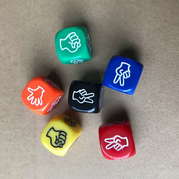 20mm Stone Cloth Dice Bag Cut Hammer Color Dice Fun Dice Small Toy Foreign Trade Cross-border Online Shop Supply