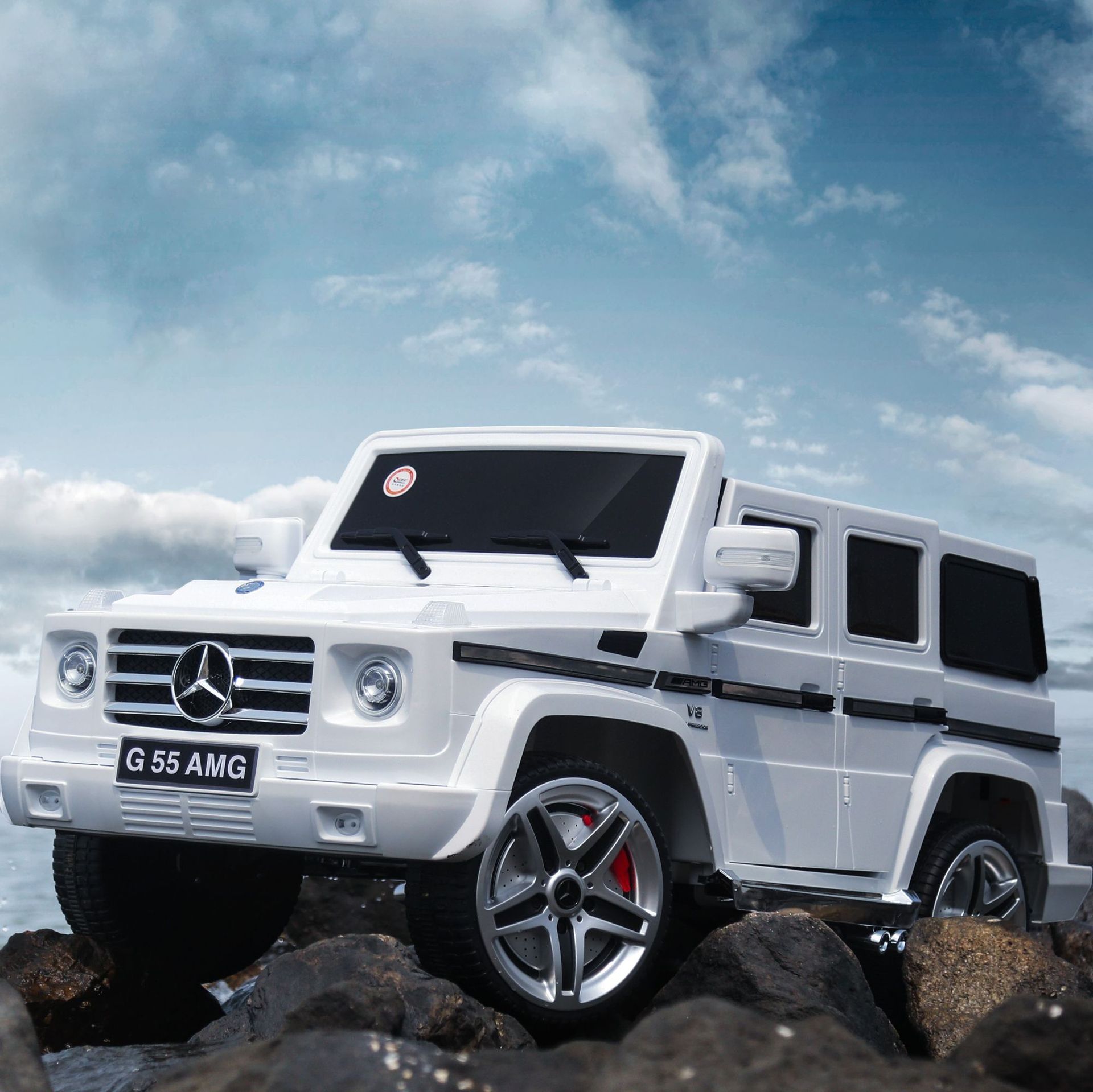 Genuine Authorize Benz cross-country G55 children Electric vehicle remote control The four round 4WD Shunfeng