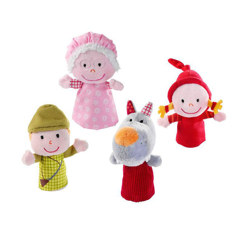 萬聖節手指偶公仔毛絨手偶公仔講故事好幫手聖誕節日指偶