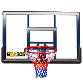 SBA305-008S 墙壁式成人家用篮球框 壁挂式透明篮球板 投篮篮球架