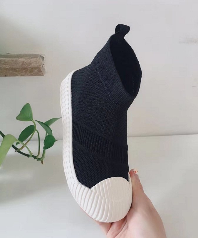 2019秋季新款儿童高帮一脚蹬饼干鞋幼儿园鞋|ms