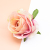 Factory direct selling fake flower parties garden home decoration accessories DIY gift flower ring silk rose wholesale