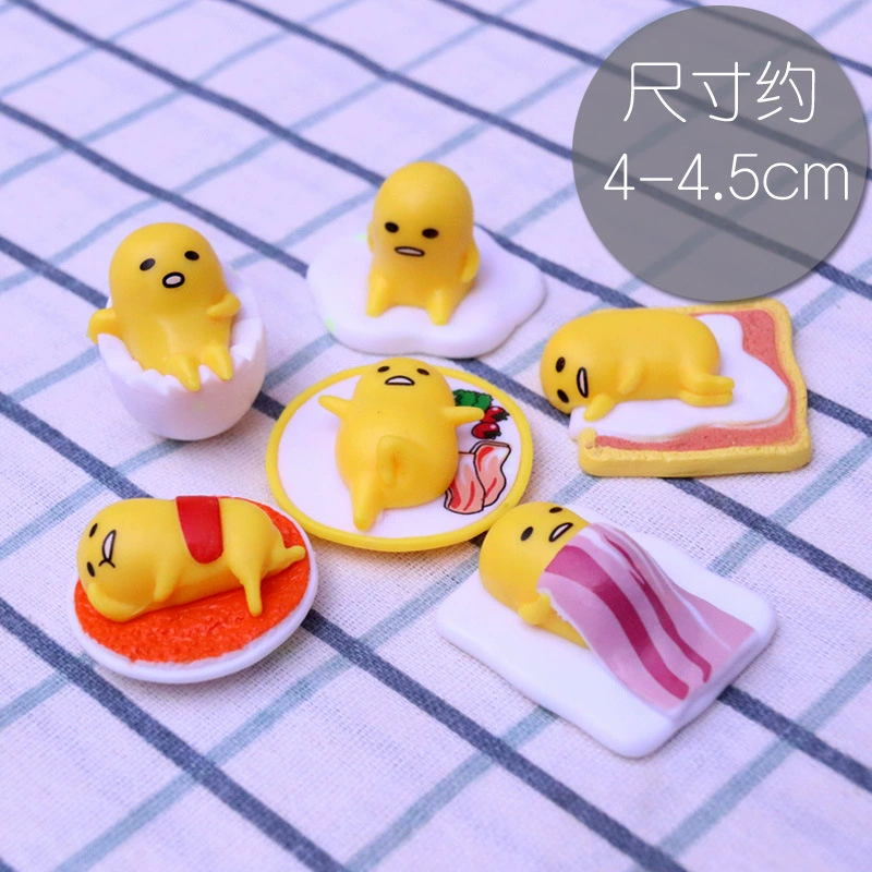 Японская игрушка Gudetama (жёлток), ленивое яйцо, маленькая качающаяся фигурка, креативный подарок, слепая упаковка