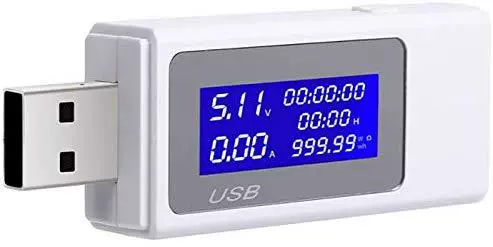 1705A USB ток напряжение емкость проверки мощности прибор для проверки мобильного телефона зарядное устройство мобильный источник питания