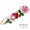 High-end metal universal brooch lapel pin, pin from pearl, accessory, Korean style, wholesale