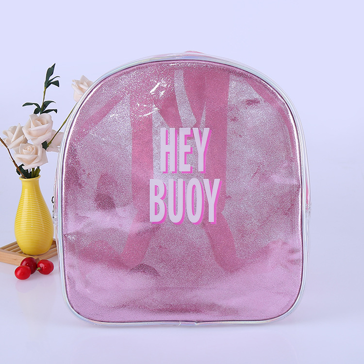 儿童书包厂家制定 儿童玩具包装袋批发 pvc果冻双肩背包可加logo