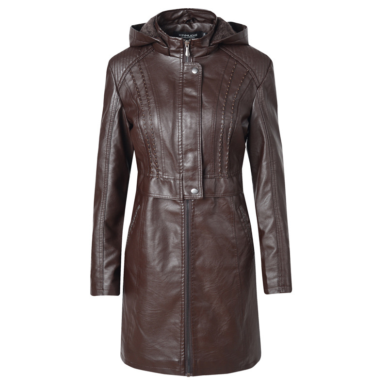 Veste cuir femme - Ref 3447577 Image 1