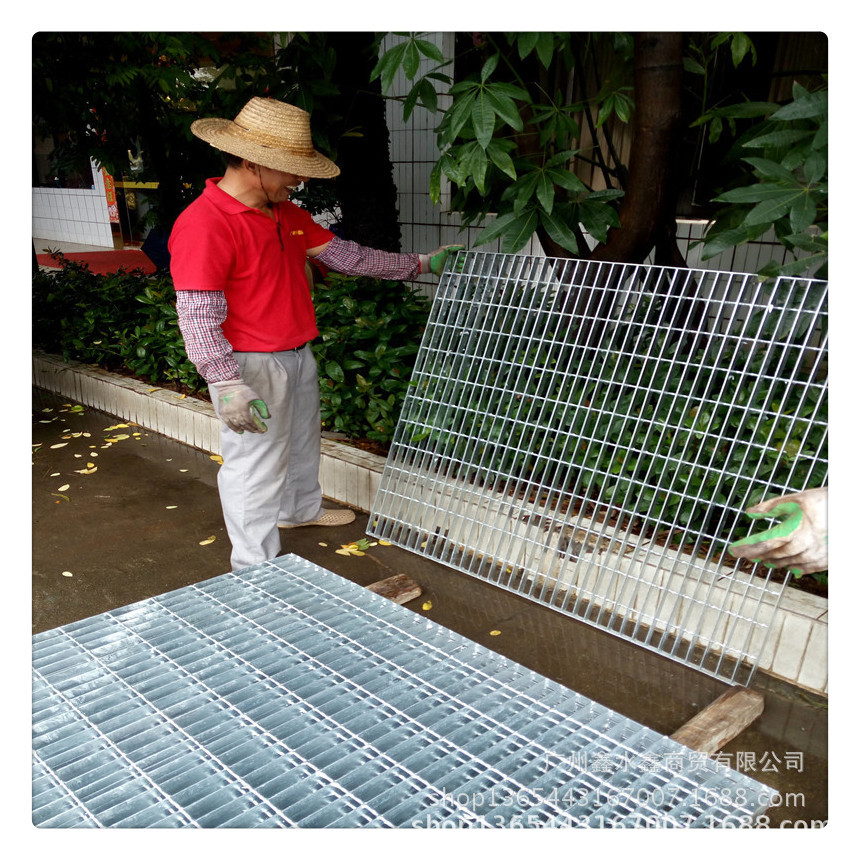 广州工厂生产地沟盖板 车道钢格板 下水道网格栅板 可订做