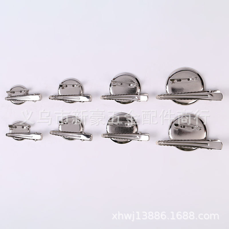 Self-Produced and Sold Disc Clip, Chest Plate with Clip, Dual-Purpose Corsage Tray Pin, Disc Brooch Clip