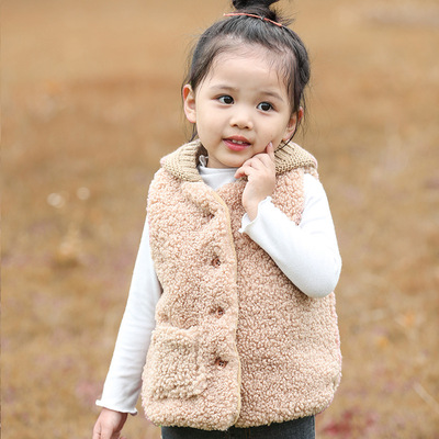 Time limit Panic buying new pattern Sherpa Vest Children men and women baby keep warm Sherpa Vest