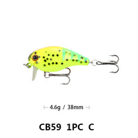 high quality 4.5g 4cm wobble crankbait lure-U-CB59 3