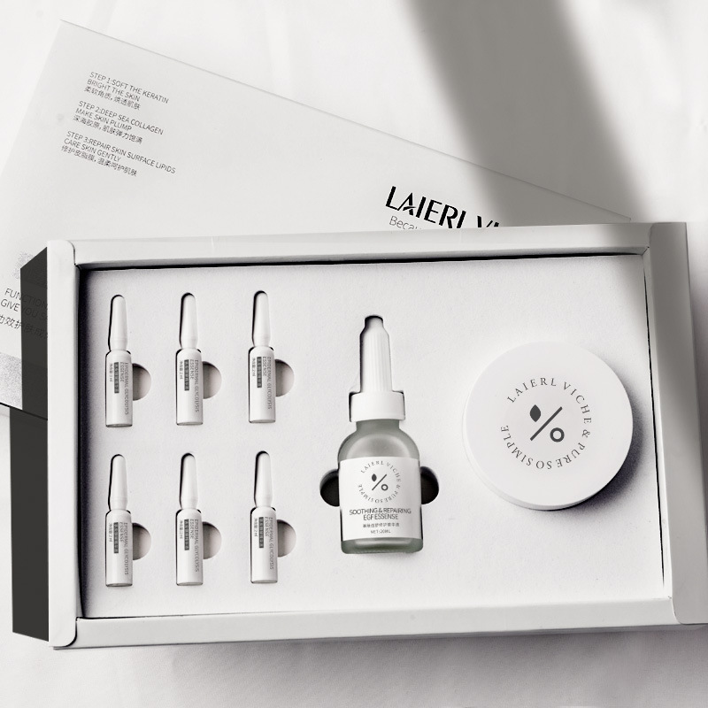 laierlviche Muscle through Repair Gift box Injecting bone collagen Anti wrinkle compact Moisture Desalination Fine lines
