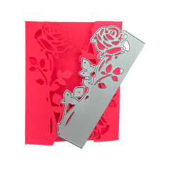 Scrapbook DIY knife template, carbon steel knife template for children, DIY floral cutting template, rose cutting template