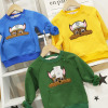 Kids Sweater 19 Autumn Korean Edition Cartoon printing Patch Embroidery Sweater jacket Children's clothing wholesale