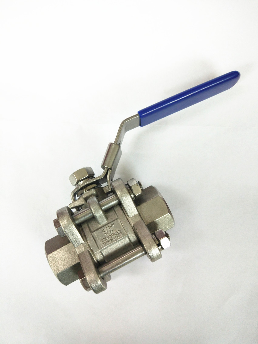 厂家直销 不锈钢三片式球阀 不锈钢球阀 SS304/316材质 螺纹连接