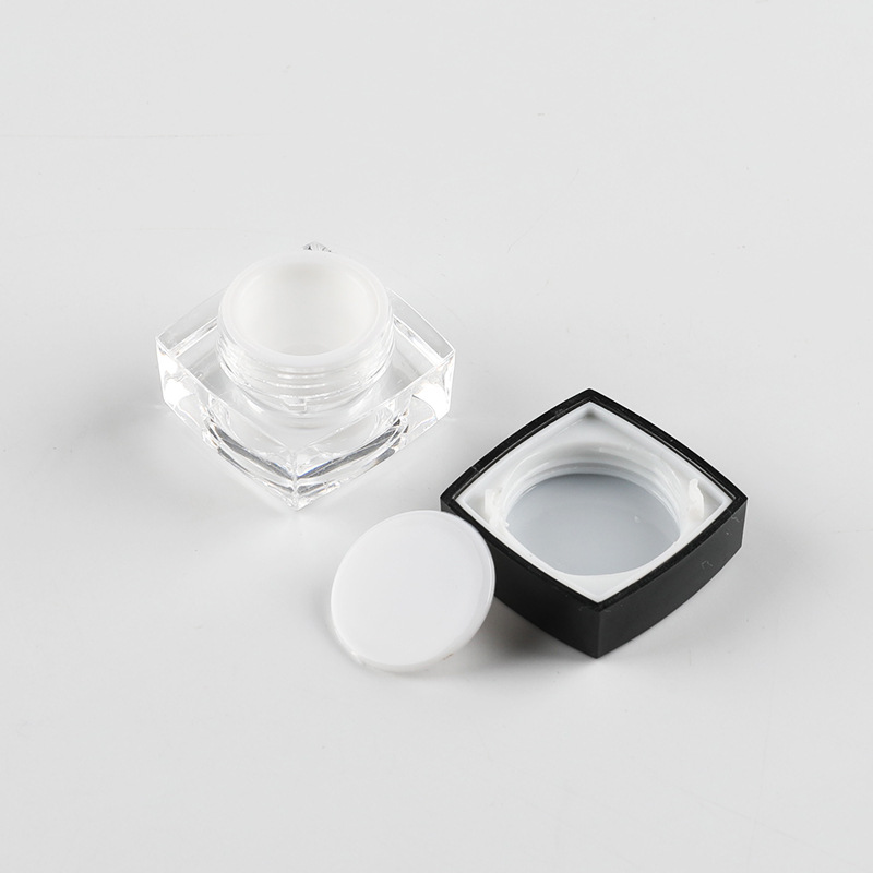5G botella de crema cuadrada cosméticos acrílicos sub-caja de embalaje botella de crema facial caja de crema facial