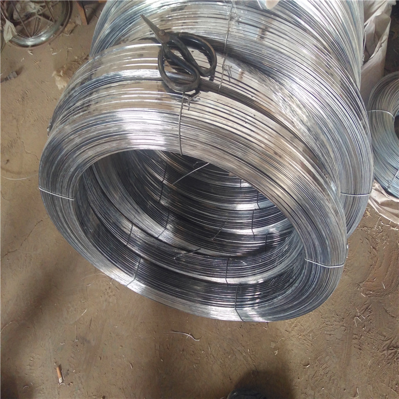 厂家销售镀锌丝 电镀锌丝   镀锌扁丝  椭圆丝 折弯 打圈