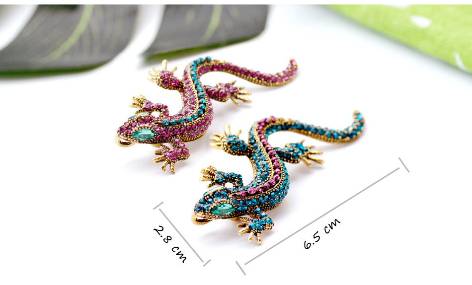 Ethnic Style Animal Alloy Plating Inlay Rhinestones Unisex Brooches display picture 2