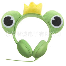廠家批發毛絨卡通兒童頭戴式耳機耳罩可愛線控禮品保暖耳機