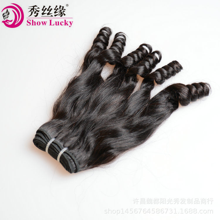 Women hair Brazilian funmi hair bouncy curl