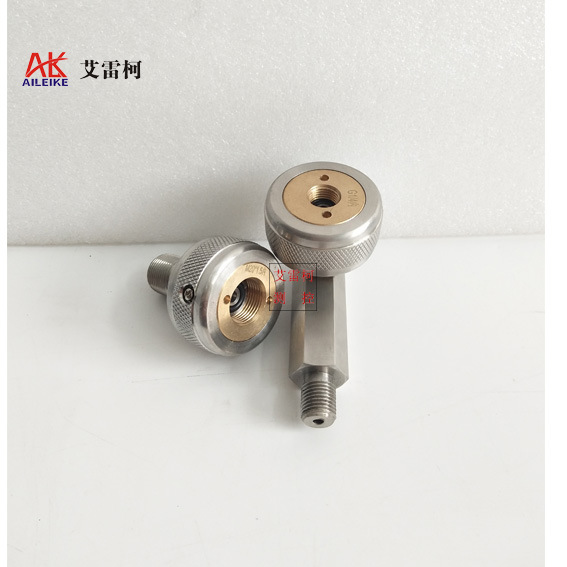 M20*1.5铜合金快接式转换头90°角活接压力表校准台轴向快速接头