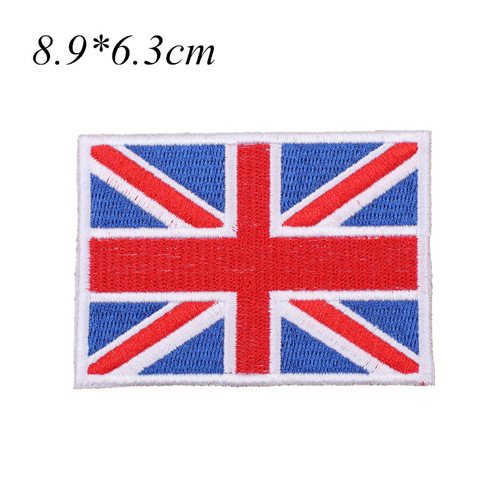 Jiu Shao's new American flag embroidered cloth stickers for hats and clothing badges decorative patches and sequins mixed embroidery custom-made