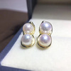 Earrings from pearl, accessory handmade, silver 925 sample