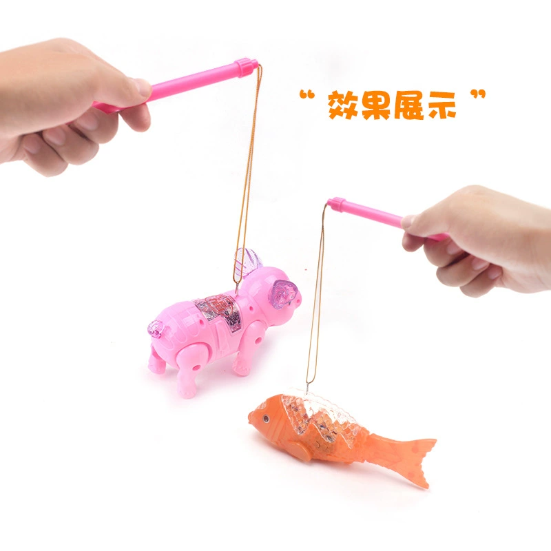 Handheld electric flashlight, toy with accessories, wholesale