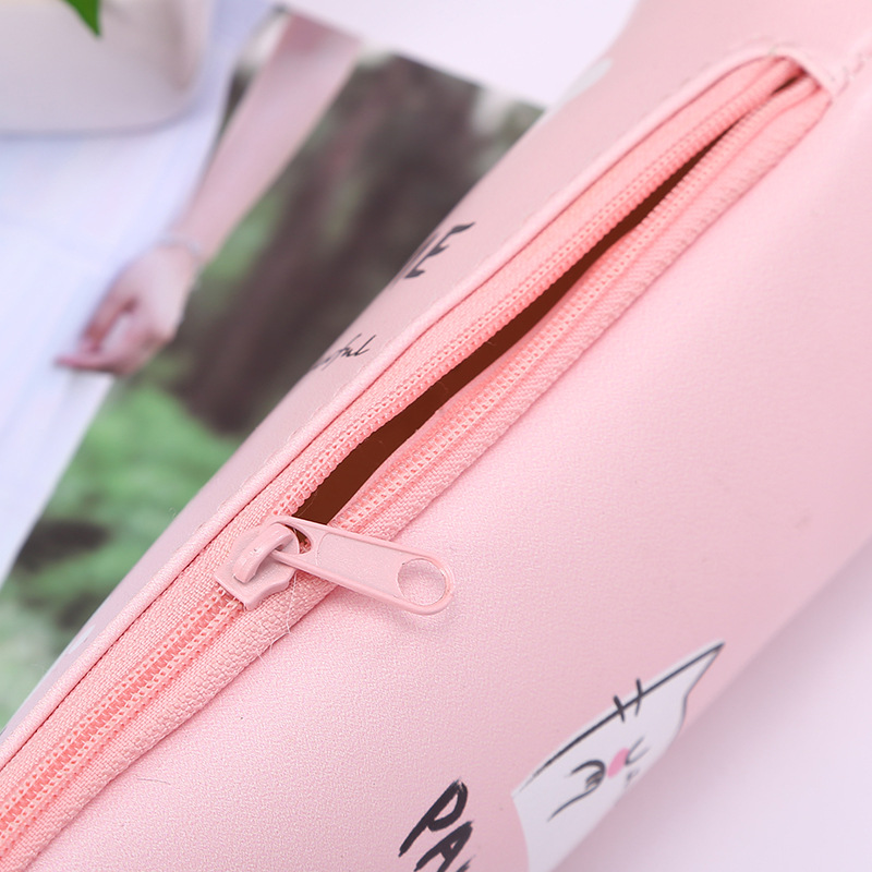 Customizable cute cartoon creative unicorn pen case with pencil sharpener and toothpaste shape, large-capacity storage stationery bag detail image 4