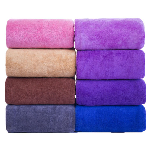 Beaut Salon Ultra-Fine Fiber 300g Plain Custom Thick Bedspread Absorbent Shower Towel Car Wash Large Towel