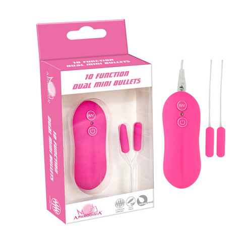 Aphra mini double vibrator 10-stage variable frequency powerful vibration mini horse eye urethra vibrator Haochi 35008