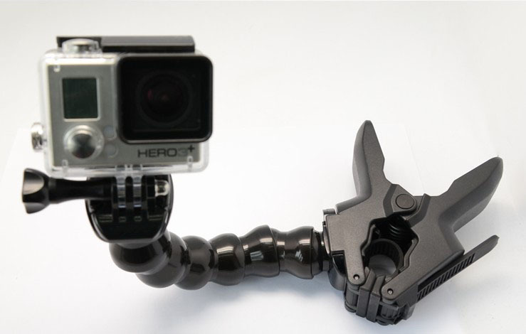 GoPro hero9/8/7 DJI Dajiang Osmo flexible soporte de clip serpiente brazo tiburón abrazadera fuerte clip