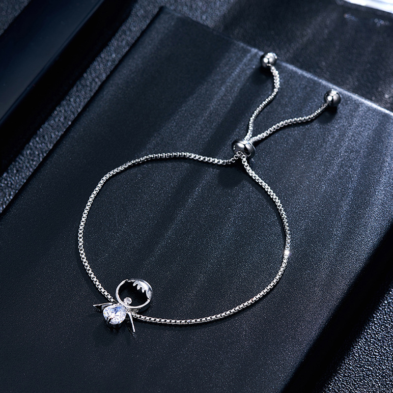 Brand adjustable bracelet with zircon