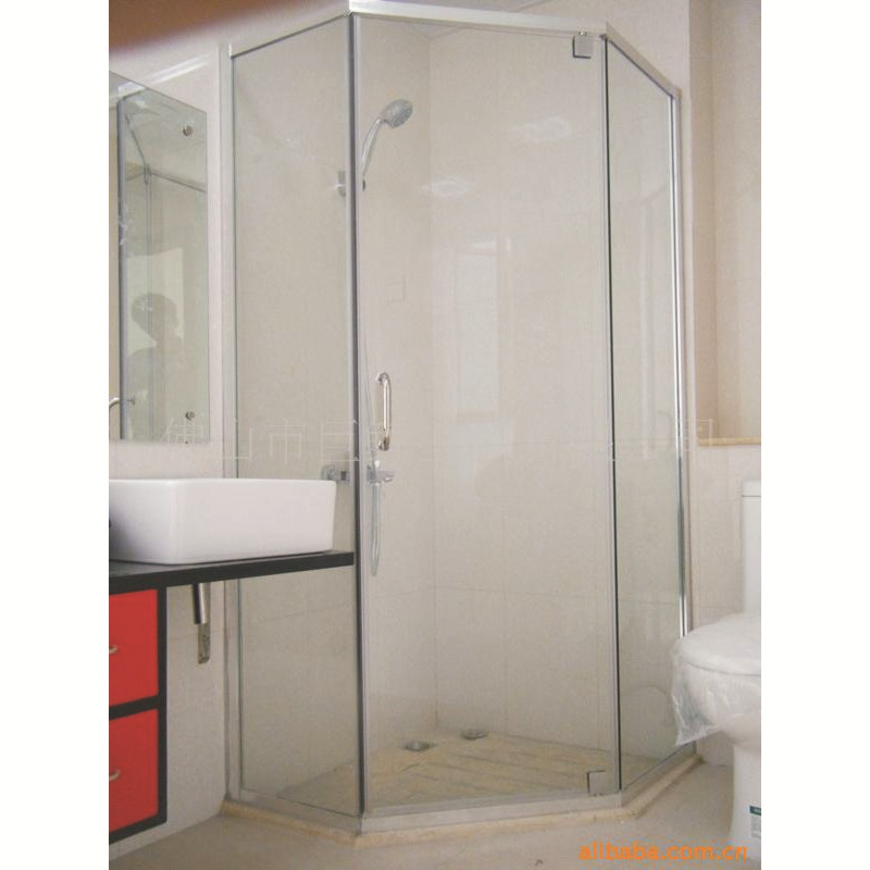 巨鲸卫浴厂家批发HD112 钻石型转轴淋浴门酒店家装淋浴房制安工程|ru