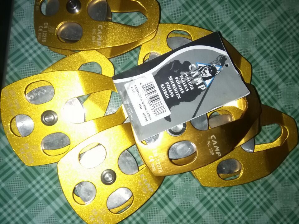 坎普滑轮高强度铝合金攀岩单滑轮大滑轮户外定滑轮探洞横渡工具