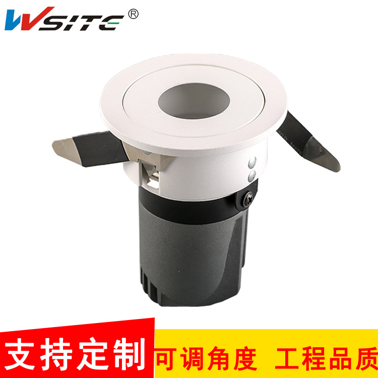 洗墙射灯酒店别墅led洗墙灯客厅防眩COB天花灯嵌入式走廊聚光灯