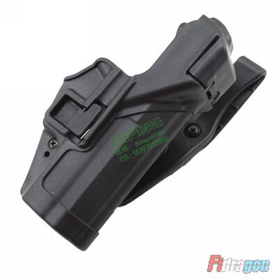 H&K USP双保险塑料枪套战术枪套防抢枪套水弹枪套腰套CQC快拔套