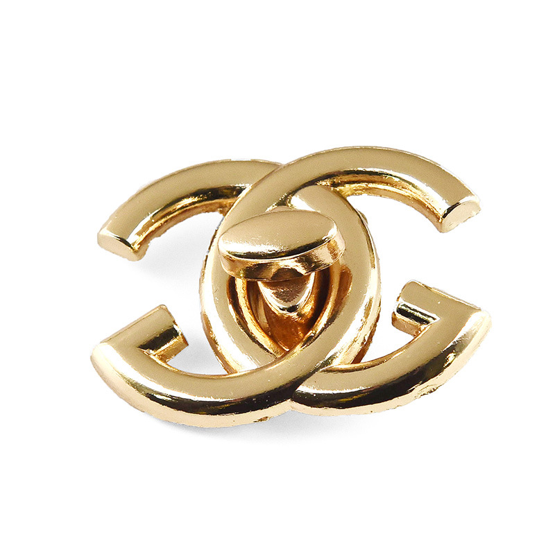 Manufactor wholesale Customized Luggage hardware parts 2019 new pattern Female bag Lock catch Kirsite Shallow Gold Piggy Lock