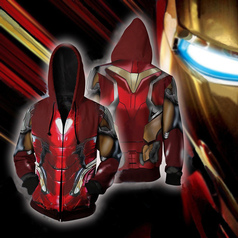 New Reunion 4 Final Battle Quantum War Clothing Iron Man Mark 85 cosplay3D Printed Sweater New Reunion 4 Final Battle Quantum War Clothing Iron Man Mark 85 cosplay3D Printed Sweater