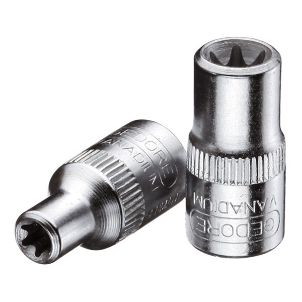 TX20型1/4"系列套筒（用于凸TORX螺丝）GEDORE/吉多瑞TX20E10E10