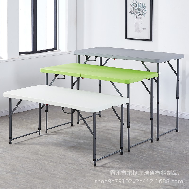 Factory wholesale folding table Plastic barbecue table Portable desk…
