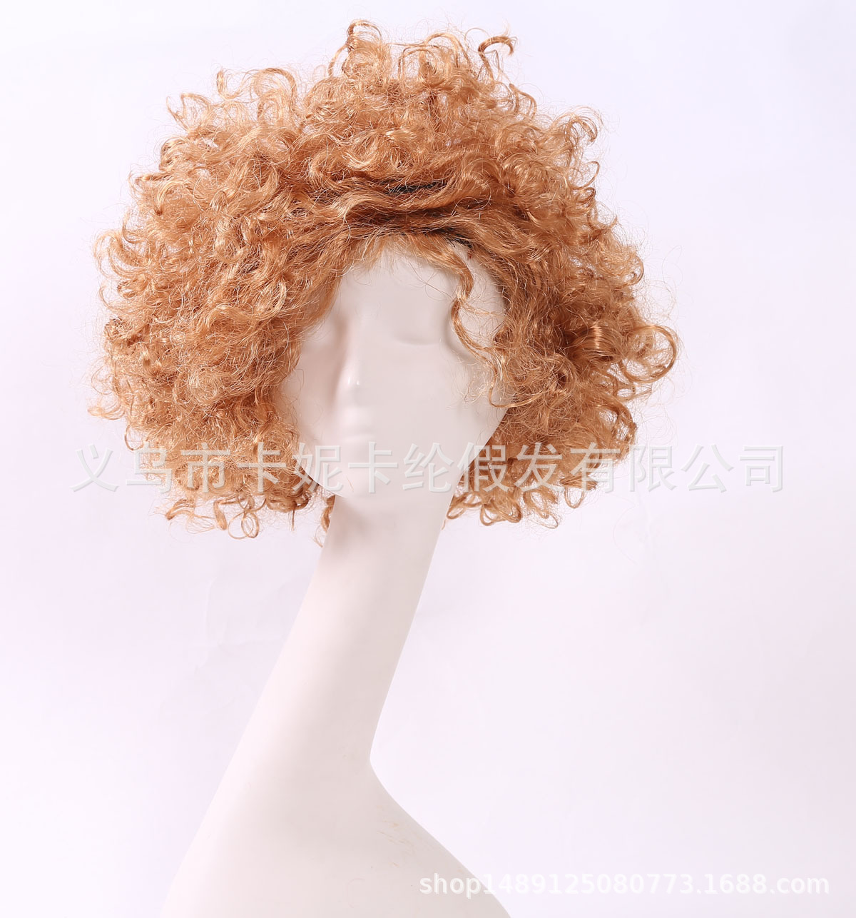 Nuevos fans de algas verdes de moda europea y americana rizos de moda