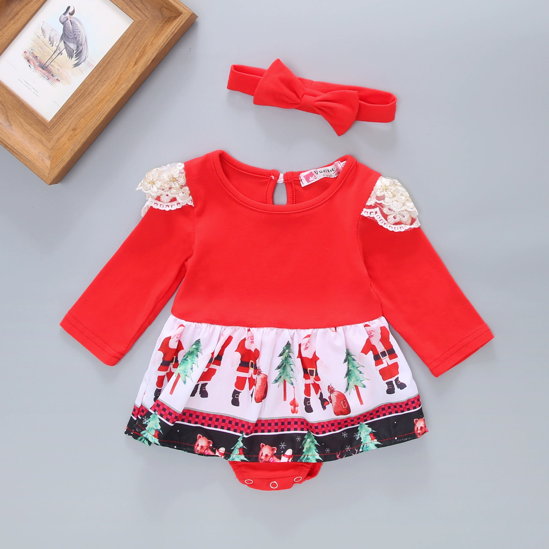 Боди-рассказ, платье, набор (Christmas bodysuit, dress, set)