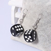 Personality Creative INS Wind Dice Earrings Girl Busudi Personal Cold Wind Dice Ear Recommendation Recommendation