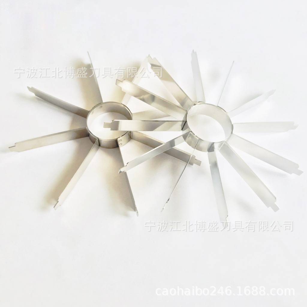 厂家生产高品质厨房刀具  苹果刀片 8片 12片 水果分割刀片