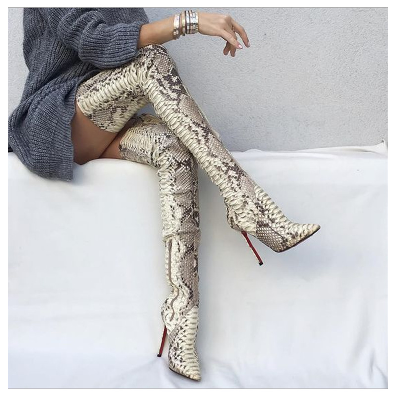 Bottes femme en PU artificiel - Ref 3354855 Image 5